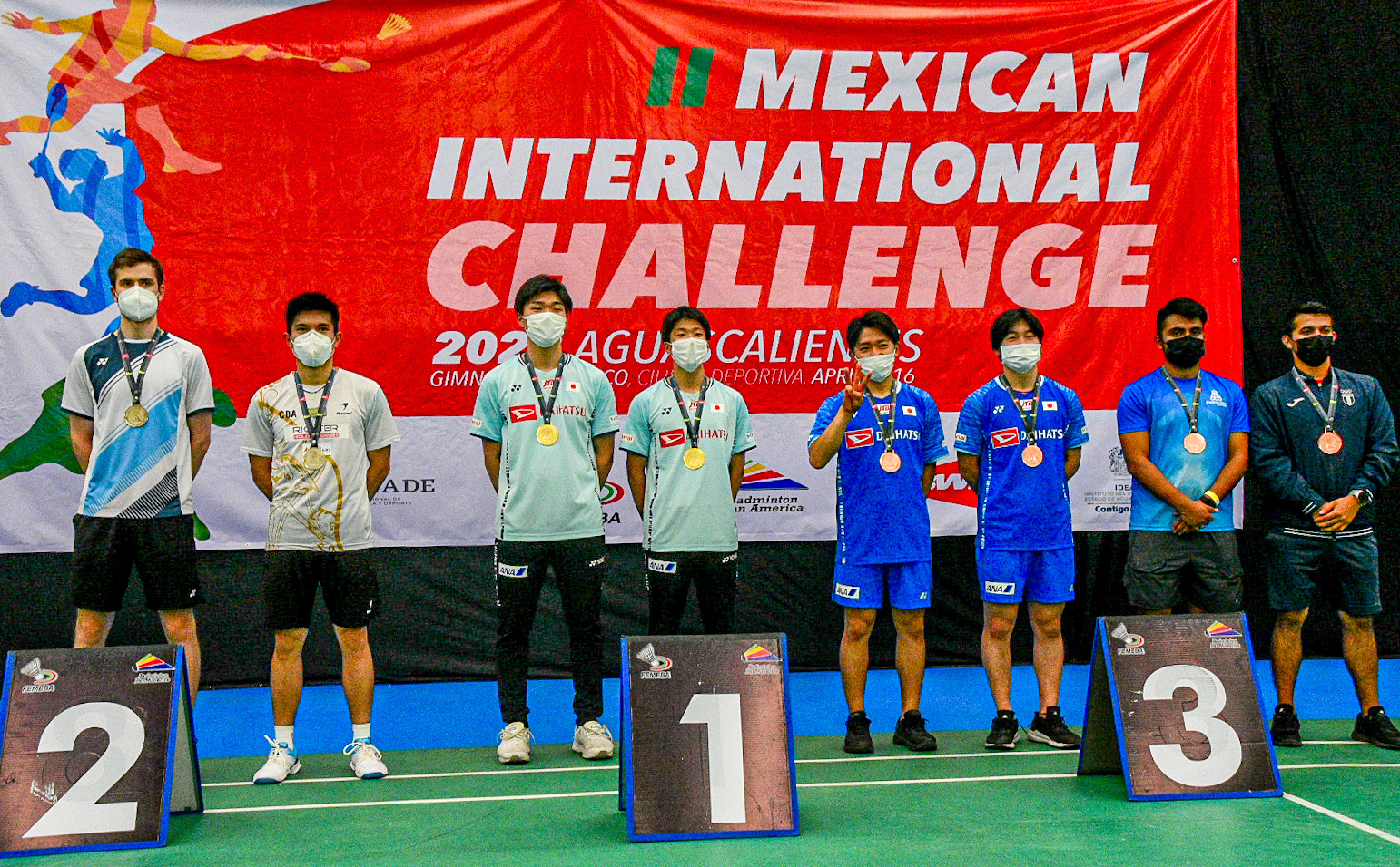 Champions in Mexico Pan Am Circuit 2022 Badminton Pan America